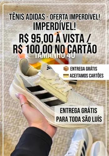 TÊNIS MASCULINO TAM 40.