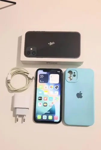 iPhone 11, 64GB, Face ID, 100% Bateria, Semi novo, C/ Nota Fiscal