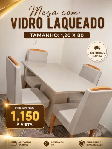 Mesa de jantar 120x80M