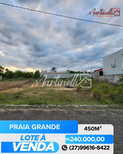 Lote a venda no Residencial Fazenda HZ localizado em Praia Grande Fundão ES