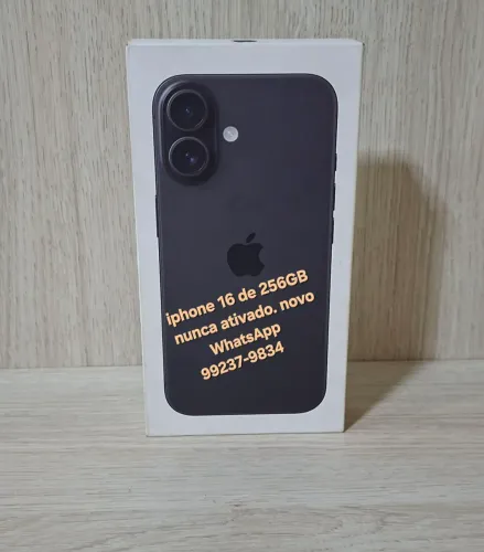 Iphone 16 de 256GB nunca ativado.novo 