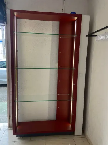 Estante de Vidro Com Led