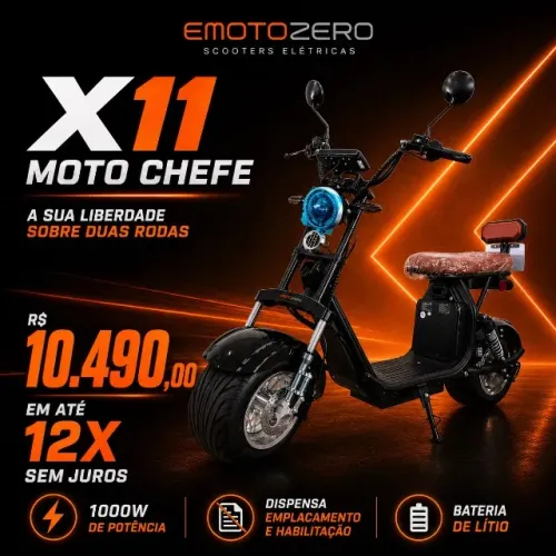 Scooter X11 MotoChefe 1000w Autopropelido