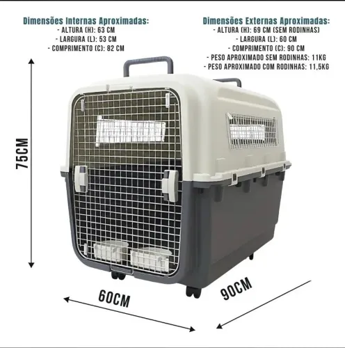 Caixa de transporte pet