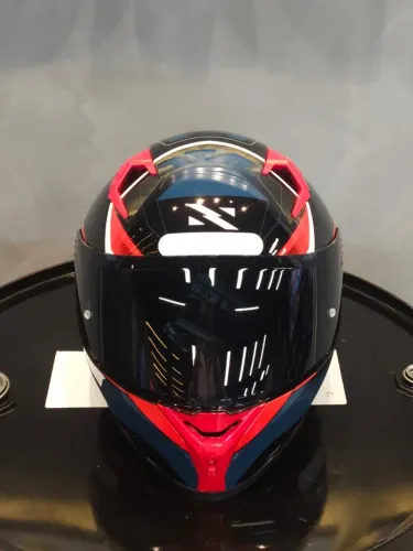 Capacete Norisk Flow - BLUE/BLACK/RED