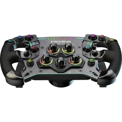 Volante Moza Racing RS056 V2P GT - Preto