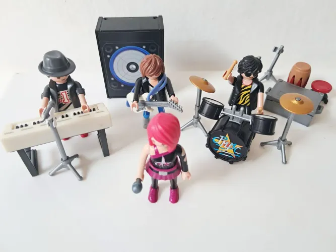 Playmobil Banda Cantores e Acessórios