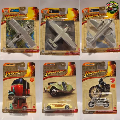 Set 6 Matchbox Indiana Jones