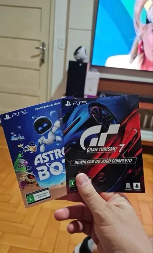Jogo AstroBot e Gran turismo 7 PS5