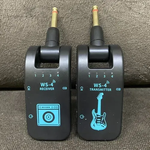 Lacrado Transmissor Receptor Sem Fio WS-4 Instrumentos Violão Guitarra Teclado