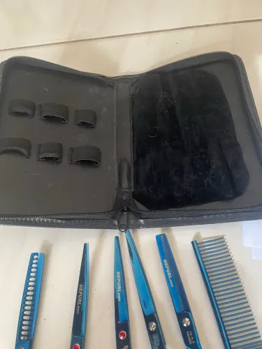 Kit de tesouras de tosar pet