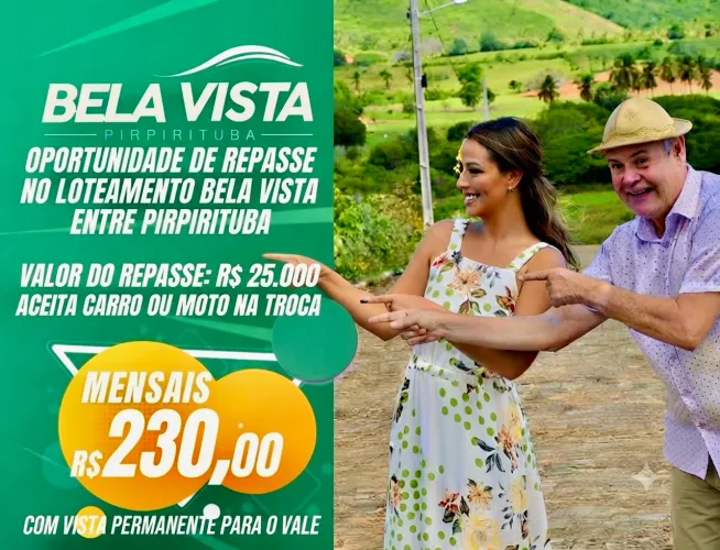 Repasse Terreno em Pirpirituba próximo a cachoeira