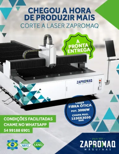 Máquina Corte Laser Chapas