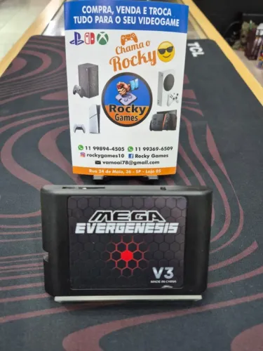 Everdrive Mega Evergenesis V3 para Mega Drive