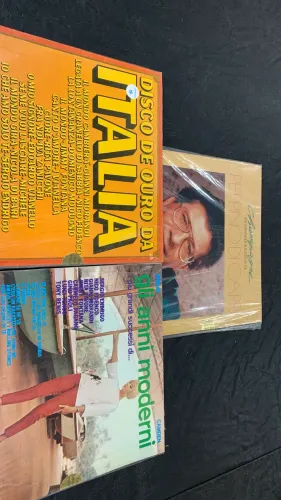 Músicas Italianas em Vinil 3 LPs