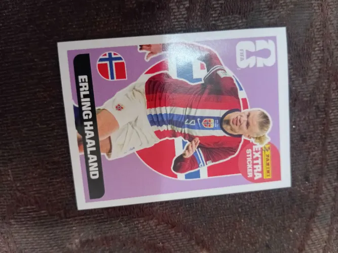Carinha extra stiker roxa Haaland
