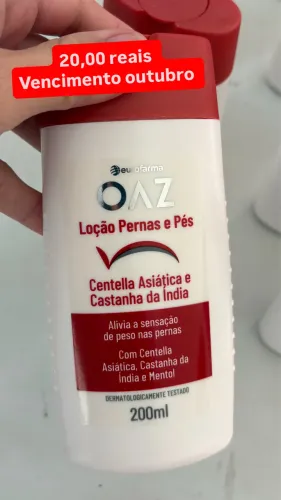Loção massageadora