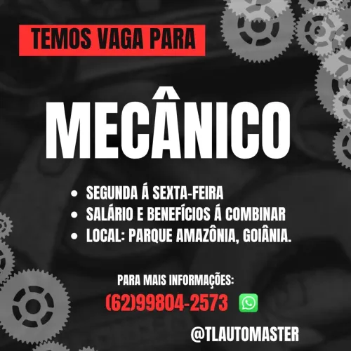 Contrata-se MECÂNICO