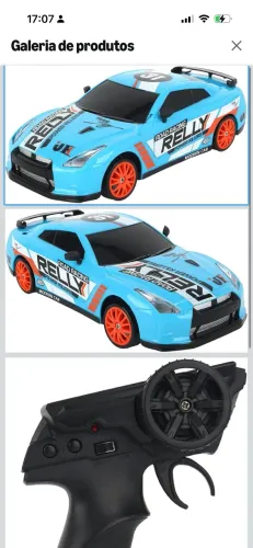 Carrinho de controle remoto Racing Drift X Azul