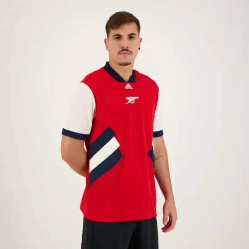 Camisa do Arsenal Adidas Icons Champions League Henry Bergkamp