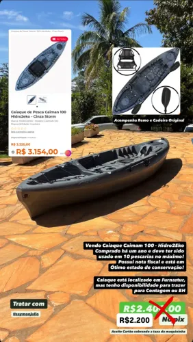 Caiaque de pesca - Caimam 100