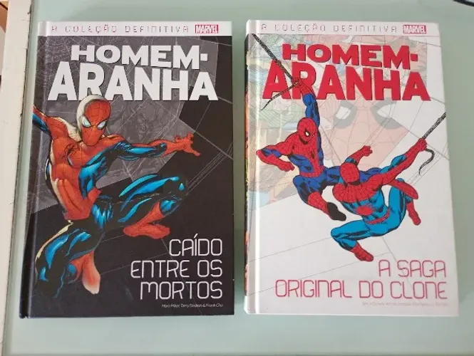 Lote 6 Volumes Coleção Definitiva Homem-Aranha Salvat