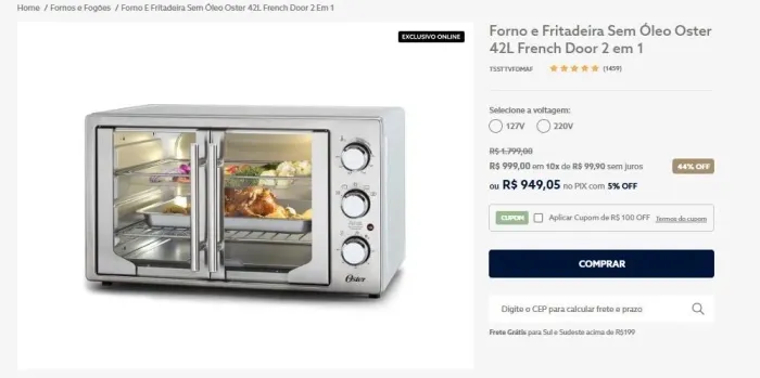 Forno elétrico 