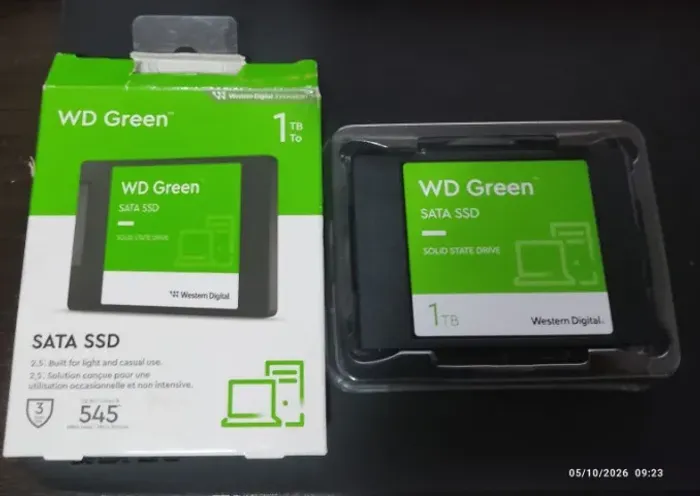 SSD WD Green 1TB SATA 2,5" - Praticamente Novo, na Caixa