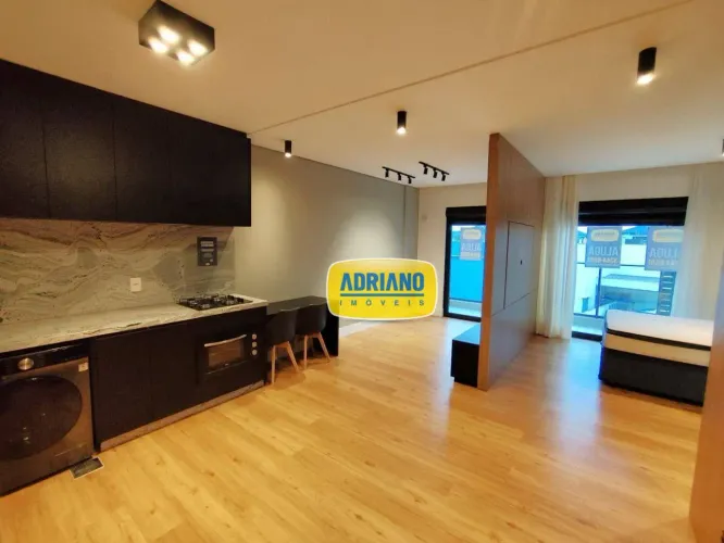 Apartamento com 1 dormitório para alugar, 46 m² por R$ 4.429,44/mês - Saco Grande - Floria