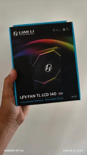 Vende semi zero funcionando perfeitamente Fan 140mm Lian Li Uni Fan TL LCD 140 Preta
