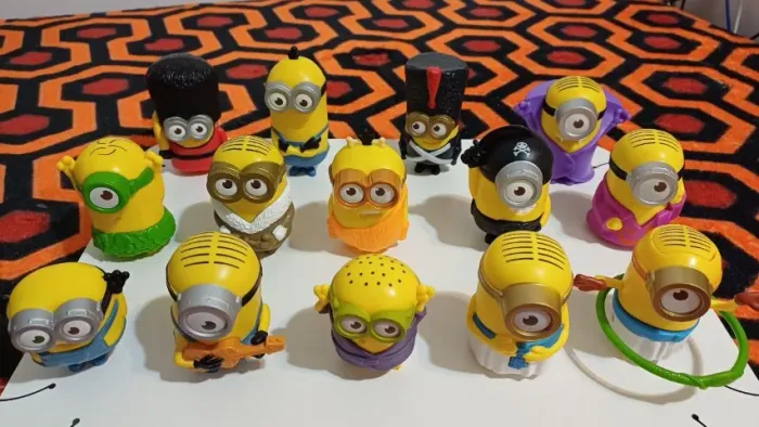 Coleção Minions 14 itens McDonalds 2015 Novos