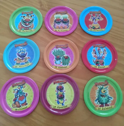 Lote tazos Parmons da Parmalat