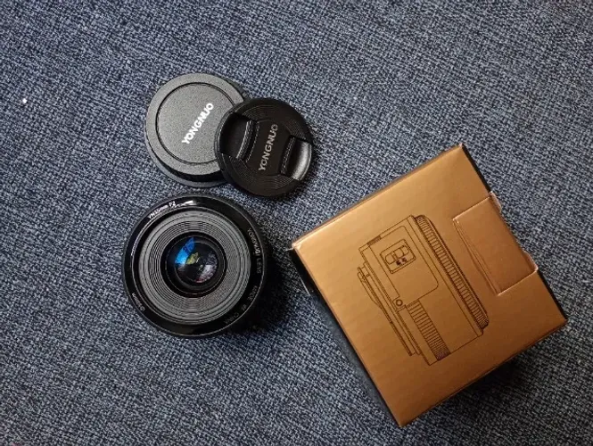 Lente Yongnuo 35mm F2 para Canon, novíssima!