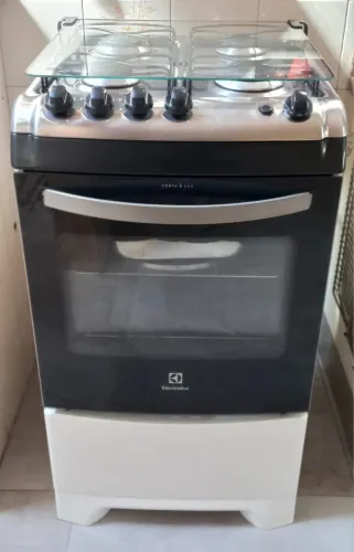 Fogão Eletrolux 4 Bocas 52SBC Branco acendimento automático