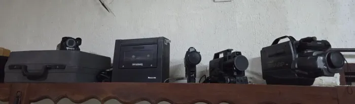 Lote com 5 filmadoras- Antiguidade