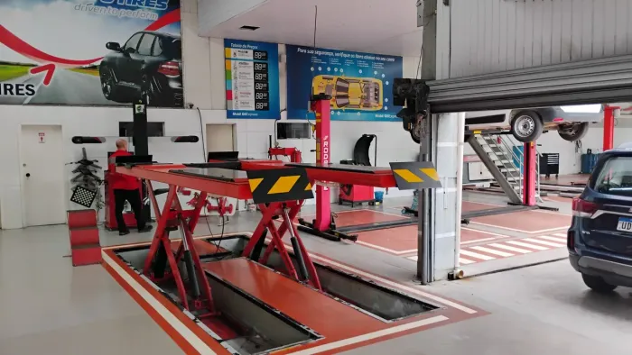 Rampa Geometria 3D Alinhamento Automóvel