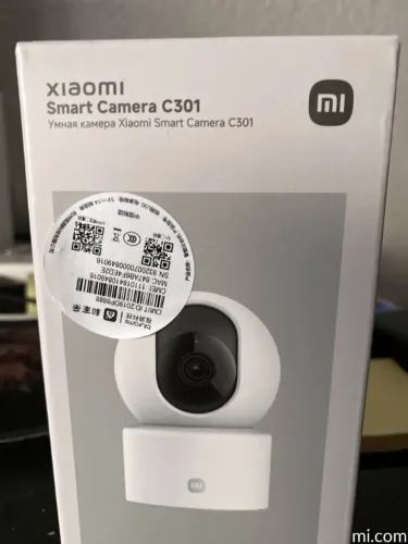 Câmera de segurança Xiaomi C301 2k 360 com visão horizontal na cor branca