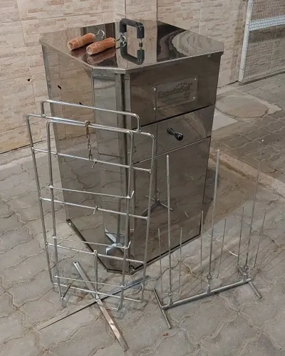 Churrasqueira Para Costelão em Inox (Desmontável)