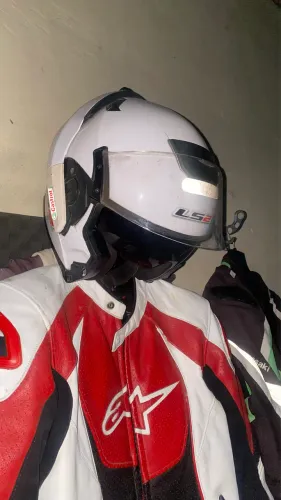 Capacete ls2 aberto convert