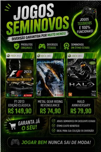 Jogos original Xbox 360