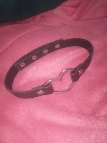 Choker Coração Preto
