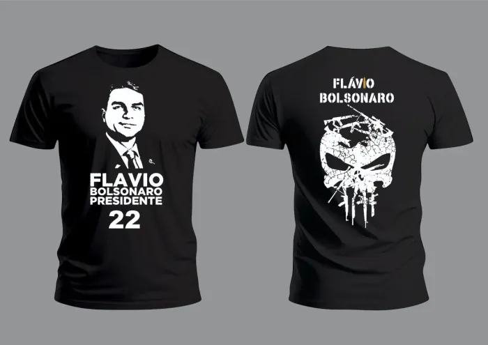 Camisas Flávio Bolsonaro 22