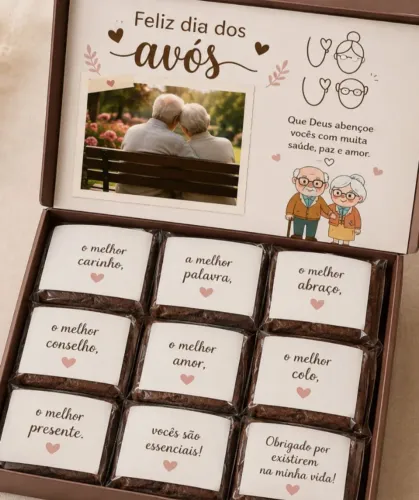Caixa Brownie Doces Momentos Avós