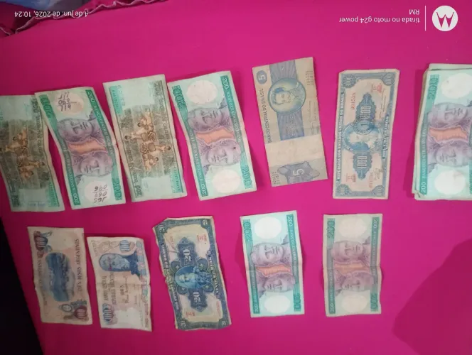 Notas antigas para colecionador 
