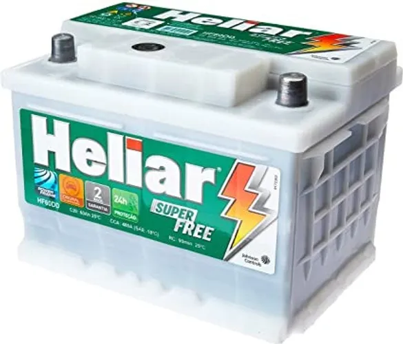 Bateria Heliar 60Amp 520,00 Com 24 Meses De Garantia,Entrega e Instalação Grátis