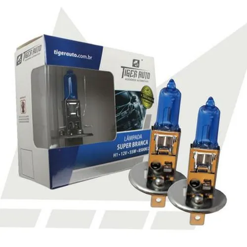 Lâmpadas Automotivas Super brancas Para Todos os Carros - H1 / H3 / H4 / H7 / H8 / H11