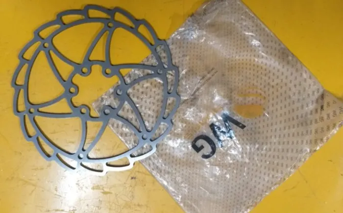 Disco de freio para bicicleta. 6 furos WG Sports 160mm