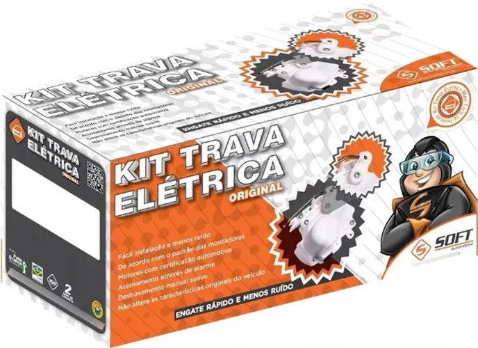 Kit Trava Elétrica Soft Celta/palio/ecosport/fiesta 4p Mono