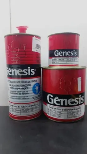 Tinta seriepoxi genesis kit com catalizador e  thiner serigrafia