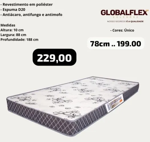 Colchão Solteiro D20- ENTREGA HOJE!!